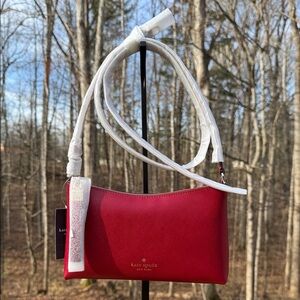 Kate Spade Sadie Red Jam NWT Saffiano Leather Crossbody Bag